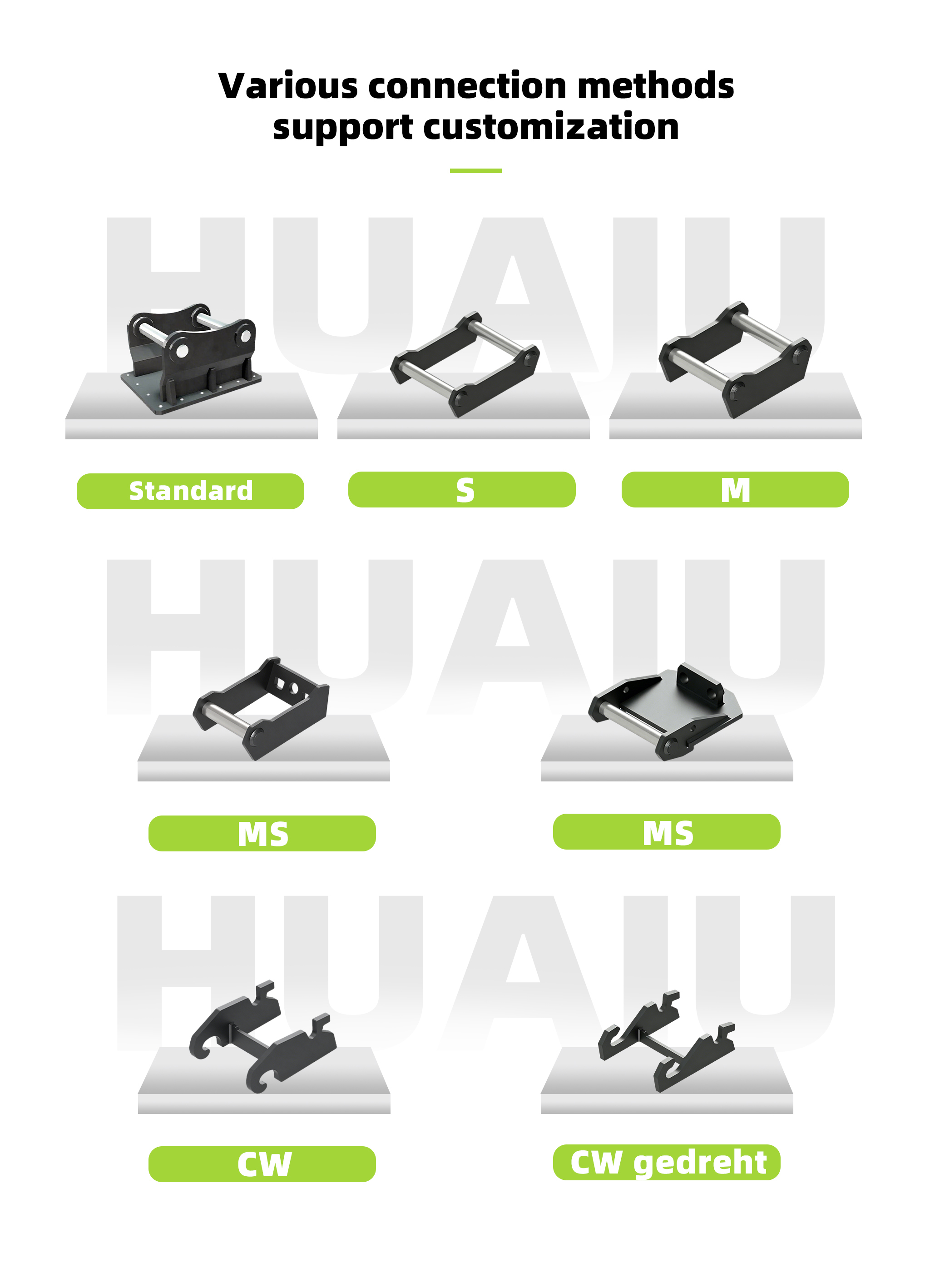 VARIOUS CONNECTION METHODS